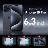 Mkeke for iPhone 16 Pro Case Clear