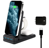 3 in 1 Wireless Charging Station for Multiple Devices Apple,Wireless Charger for Travel,Wireless Charging Stand