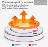 Amarto Coffee Warmer, Candle Wax Cup Heating Plate Office Home Use, Auto On/Off Gravity-induction (Up To 131F/55C)